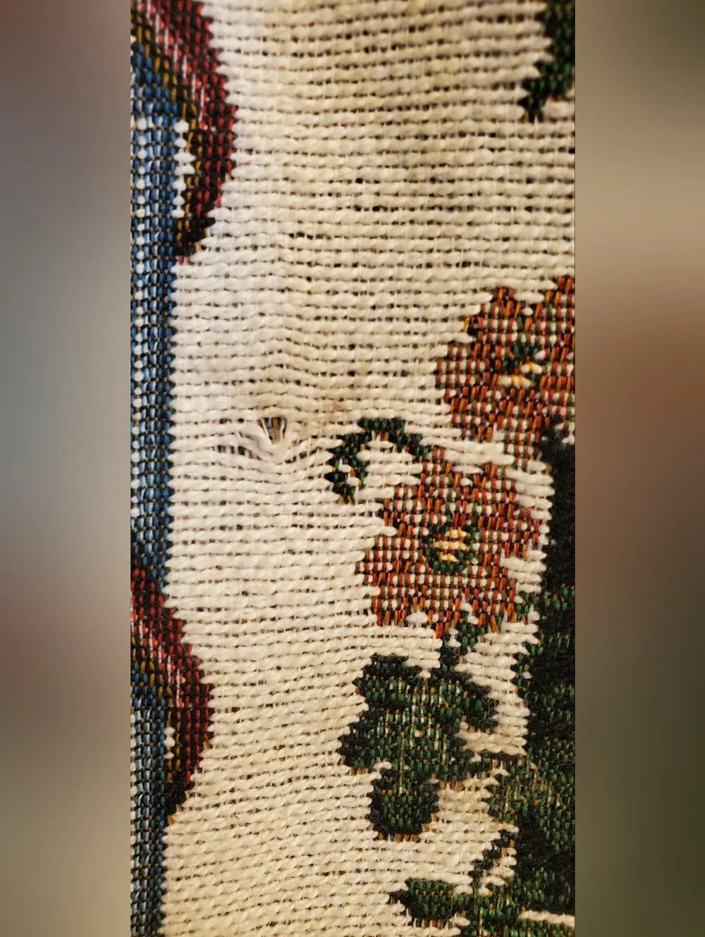 Vintage Welcome Wall Hanging Banner Tapestry Cottagecore Grandmacore Floral 38